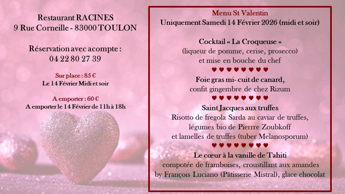 Événements - Racines - Restaurant Toulon - Restaurant Gastronomique Toulon